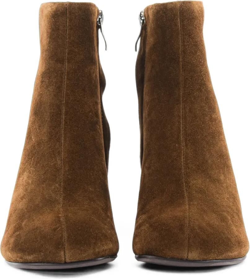 TORAL SHOES Maggie suède enkellaarzen Bruin - Foto 2