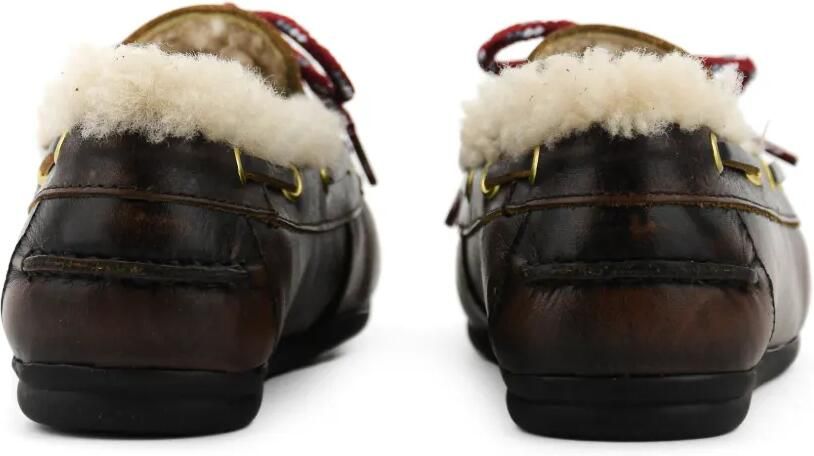 TORAL SHOES Nahua leren laarzen met lammy voering Bruin - Foto 4