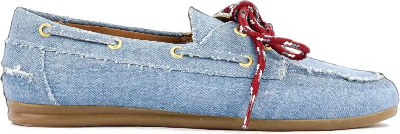 TORAL SHOES Nahua round-toe loafers Blauw