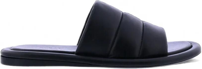 TORAL SHOES Gewatteerde slippers Zwart