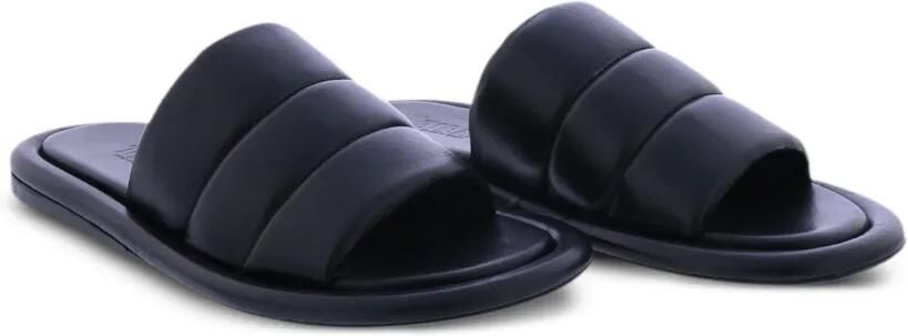 TORAL SHOES Gewatteerde slippers Zwart - Foto 4