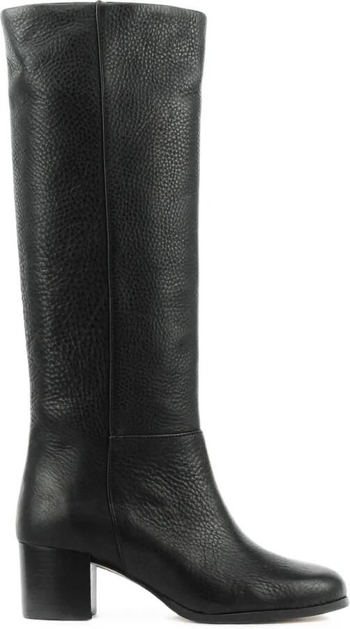 TORAL SHOES Paisley laarzen van bewerkt leer Zwart