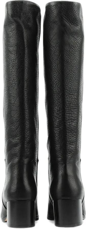 TORAL SHOES Paisley laarzen van bewerkt leer Zwart - Foto 5
