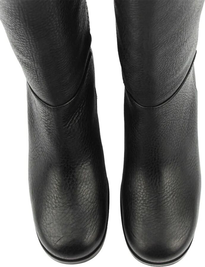 TORAL SHOES Paisley laarzen van bewerkt leer Zwart - Foto 2