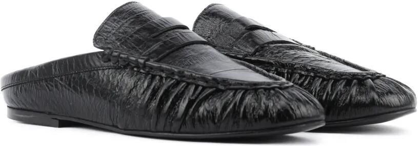 TORAL SHOES Piper leren loafers Zwart - Foto 5