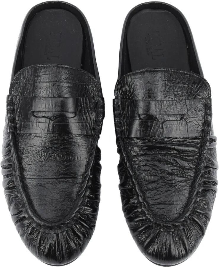 TORAL SHOES Piper leren loafers Zwart - Foto 2