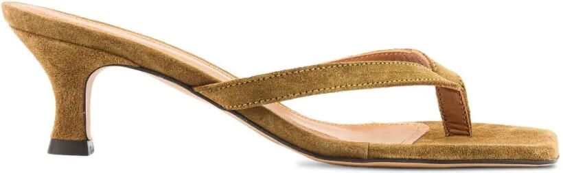 TORAL SHOES Rocio sandalen met hak Bruin