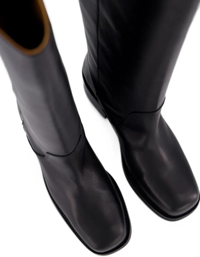 TORAL SHOES Ronnie buckle-detail biker boots Zwart - Foto 4