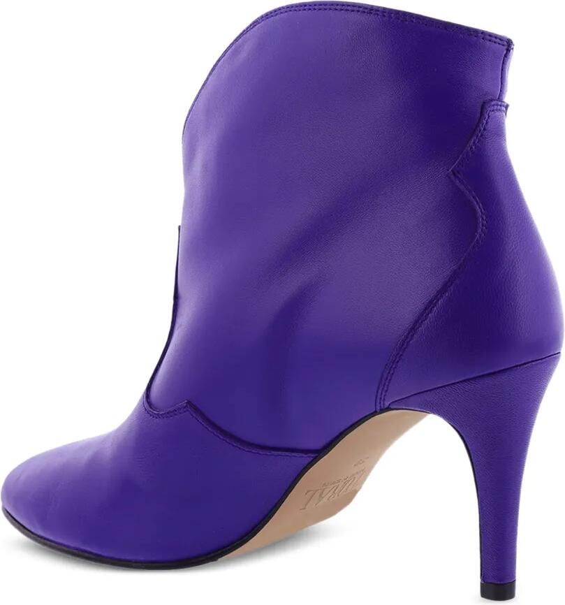 TORAL SHOES Selene leren enkellaarzen Paars - Foto 3