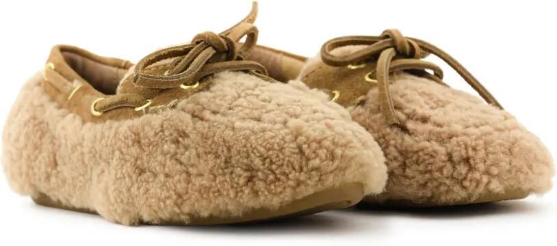 TORAL SHOES shearling moccasins Beige - Foto 5