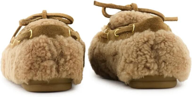 TORAL SHOES shearling moccasins Beige - Foto 4