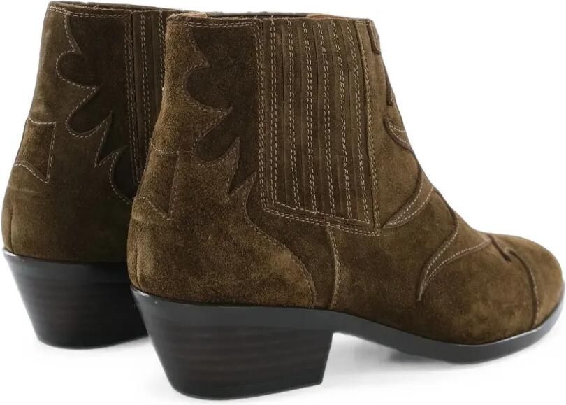 TORAL SHOES Sonia Metal enkellaarzen in western-stijl Bruin - Foto 2