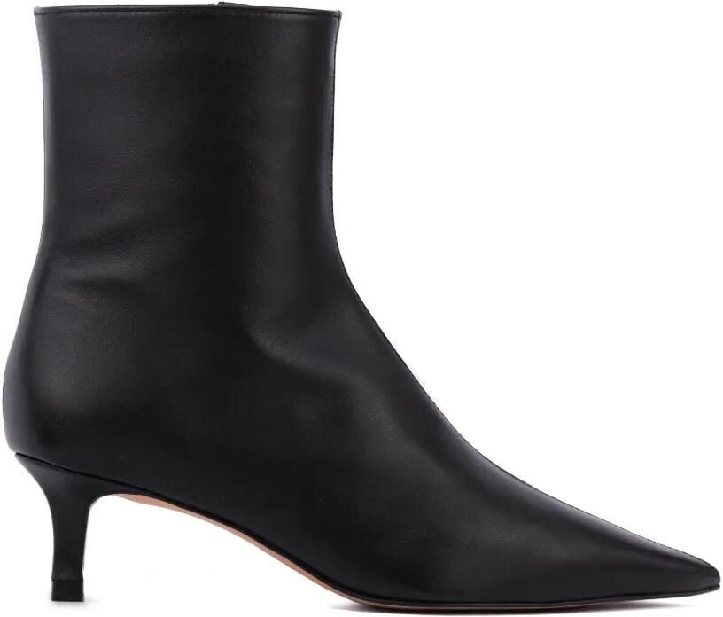 TORAL SHOES Tamara enkellaarzen met puntige neus Zwart
