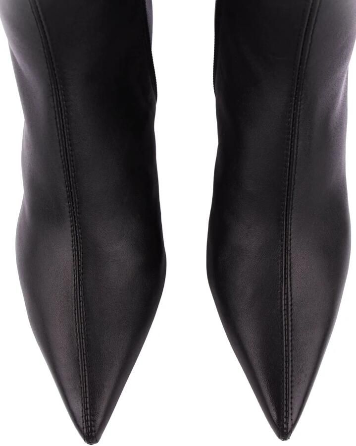 TORAL SHOES Tamara enkellaarzen met puntige neus Zwart - Foto 3