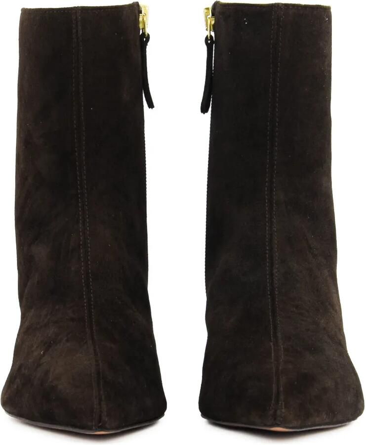 TORAL SHOES Tamara enkellaarzen met suède afwerking Bruin - Foto 2