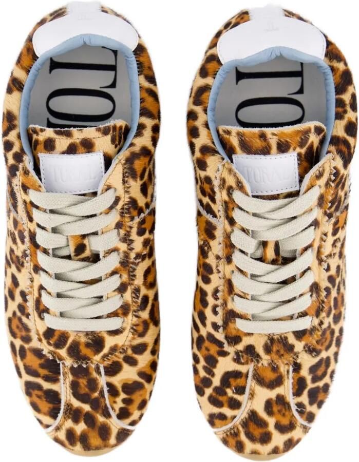 TORAL SHOES Tl-Vinci sneakers met luipaard-print Bruin - Foto 3