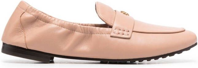 Tory Burch Ballet leren loafers Roze