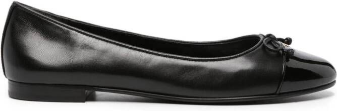 Tory Burch Ballerina's met bewerkte neus Zwart