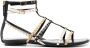 Tory Burch Gladiator sandalen met studs Zwart - Thumbnail 1
