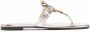 Tory Burch Ciabatte Miller sandalen met metallic-effect Goud - Thumbnail 1