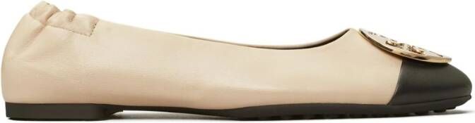 Tory Burch Claire ballerina's Beige