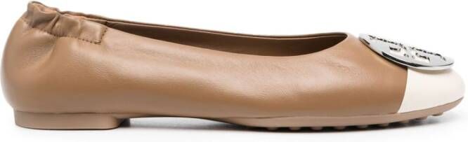 Tory Burch Claire ballerina's Bruin