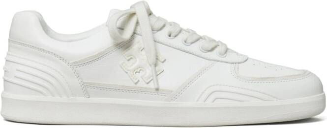 Tory Burch Clover sneakers met logopatch Wit