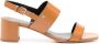 Tory Burch Double T 50mm leather sandals Bruin - Thumbnail 1