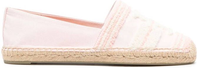 Tory Burch Espadrilles met TT-logo Roze