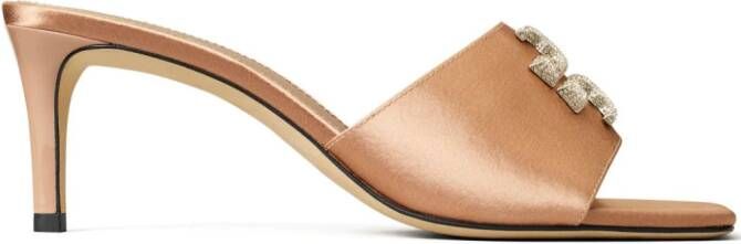 Tory Burch 65 mm Eleanor pave muiltjes Beige