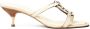 Tory Burch Geo Bombe Miller 55mm leren sandalen Beige - Thumbnail 1