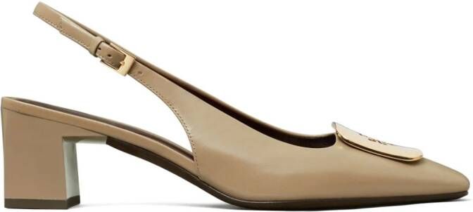 Tory Burch Georgia 55 mm slingback pumps Beige