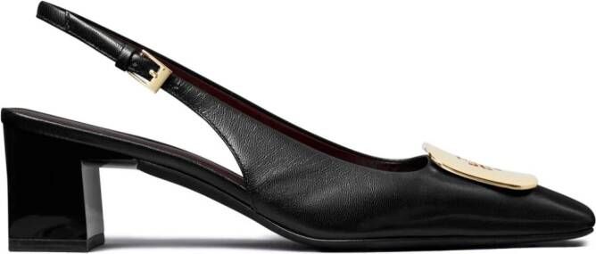 Tory Burch Georgia 55 mm slingback pumps Zwart