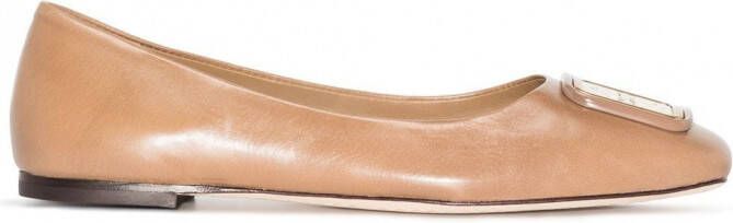 Tory Burch Georgia Bombé ballerina's Beige