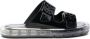 Tory Burch Bubble Jelly slippers met gesp Zwart - Thumbnail 1