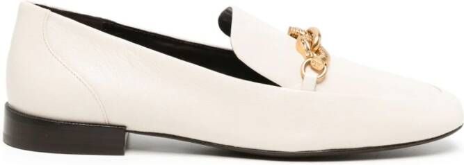 Tory Burch Jessa leren loafers Beige