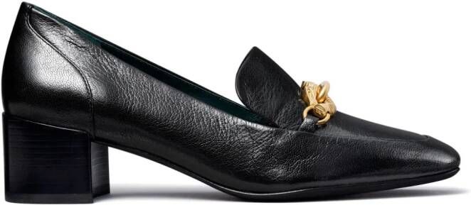 Tory Burch Jessa leren loafers Zwart