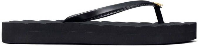 Tory Burch Kira teenslippers Zwart