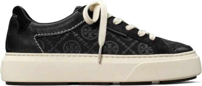 Tory Burch Ladybug sneakers met monogram Zwart