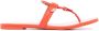 Tory Burch Slippers met logopatch Oranje - Thumbnail 1