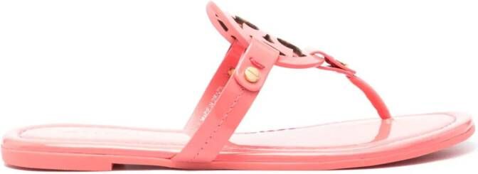 Tory Burch Miller sandalen met logoplakkaat Roze