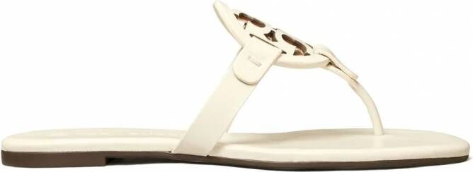 Tory Burch Miller sandalen met teenbandje Beige