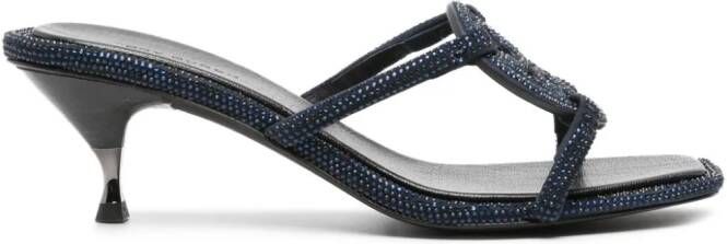 Tory Burch Miller suède sandalen Blauw