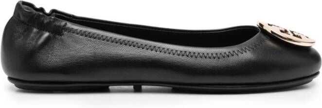 Tory Burch Minnie ballerina's Zwart