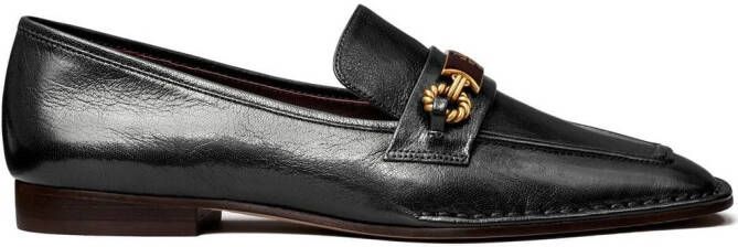 Tory Burch Perrine loafers met horsebit Zwart