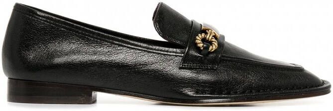 Tory Burch Perrine loafers met logo Zwart