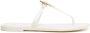 Tory Burch Roxane Jelly slippers met logo plakkaat Wit - Thumbnail 1