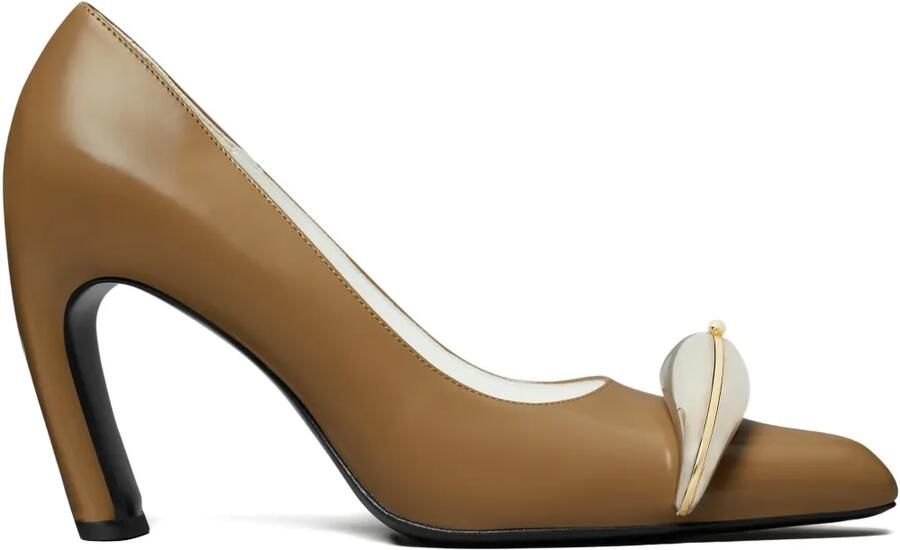 Tory Burch 90 mm pumps met geperforeerde details Bruin