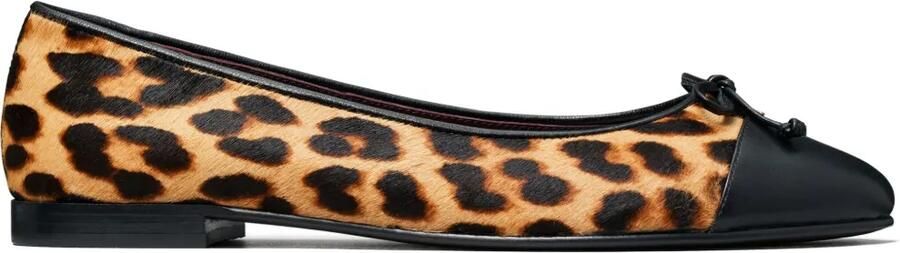 Tory Burch Ballerina's met bewerkte neus Beige