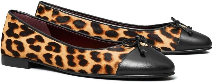 Tory Burch Ballerina's met bewerkte neus Beige - Foto 4